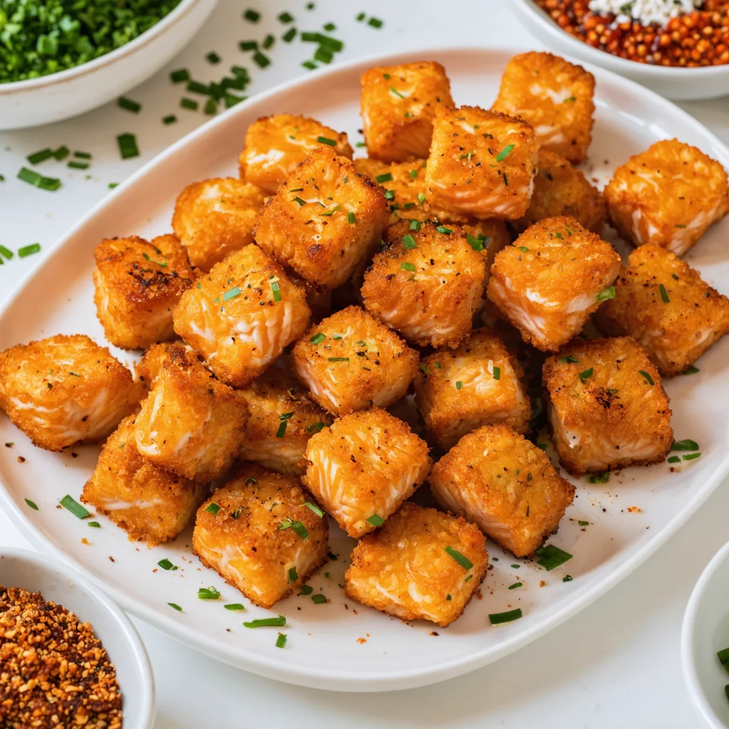 Air Fryer Salmon Bites
