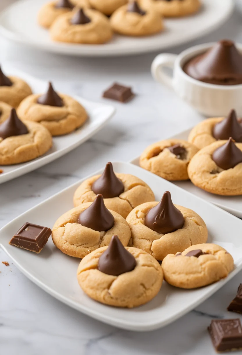 Peanut Butter Blossoms - Close-up shot