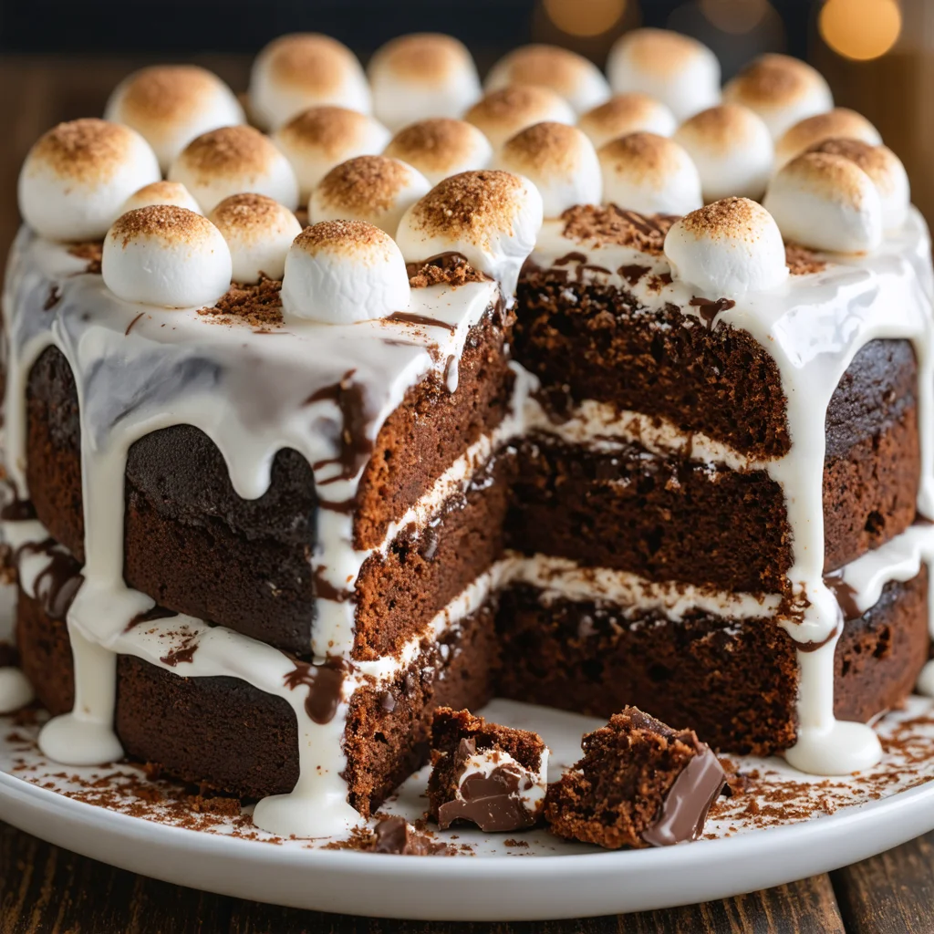 Hot Chocolate Poke Cake - Ingredient close-up