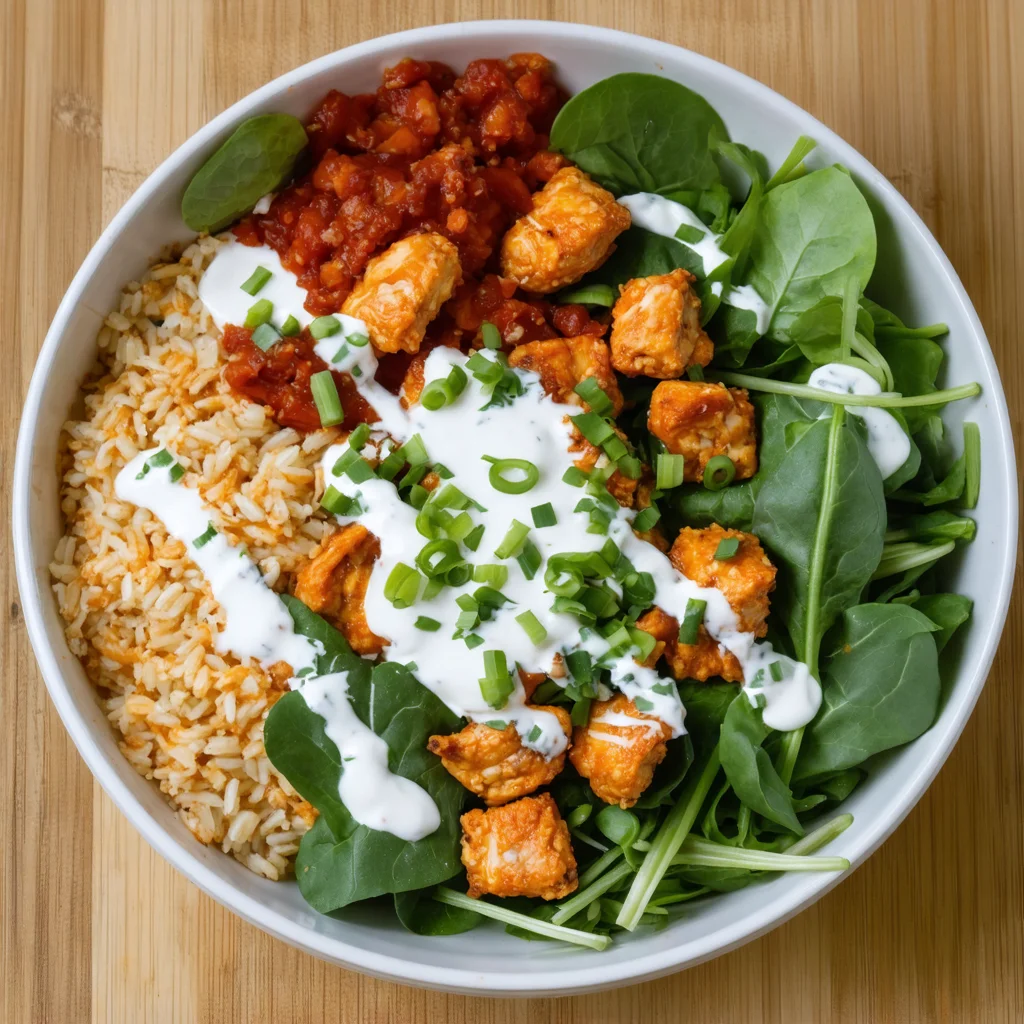Buffalo Chicken Bowls - Helpful tip highlight