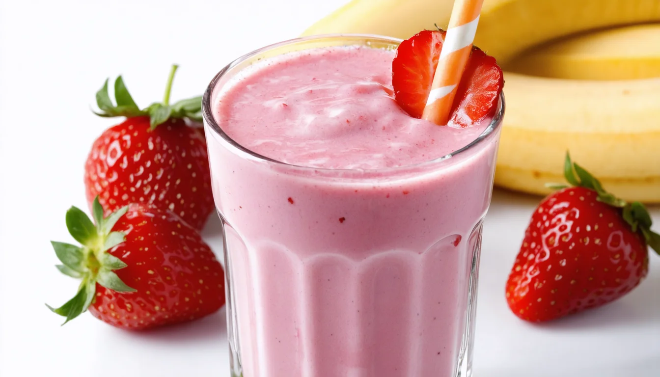 Strawberry Banana Smoothie - Ingredient close-up
