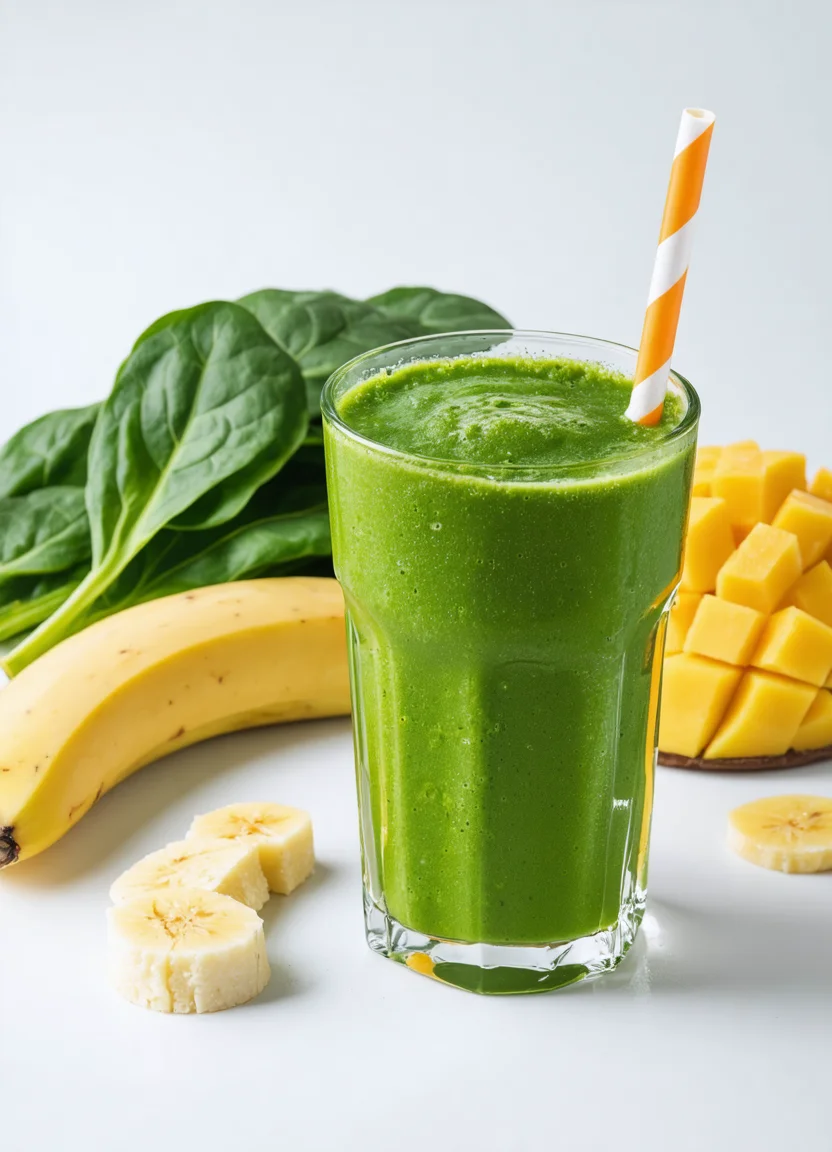 Green Smoothie - Serving suggestion
