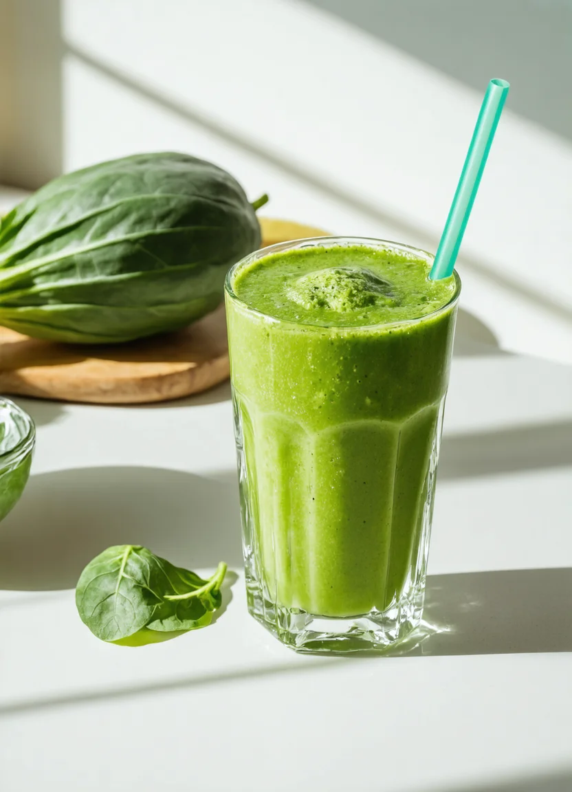 Green Smoothie - Close-up shot