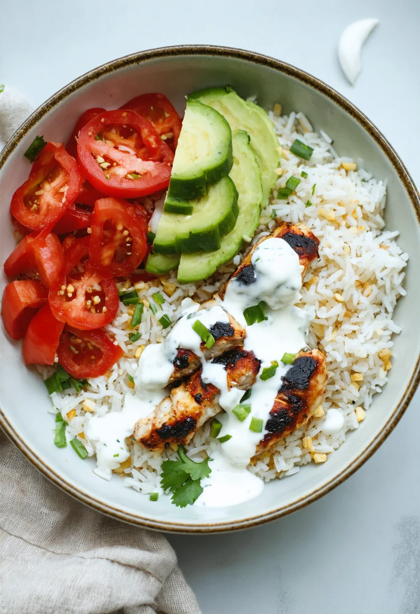 Chicken Shawarma Bowl - Helpful tip highlight