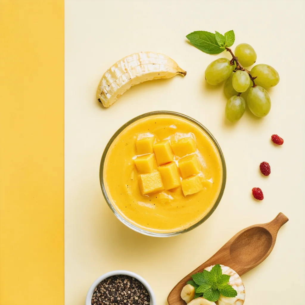 Mango Smoothie - Ingredient close-up